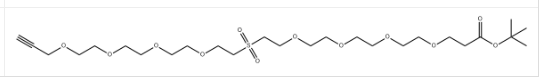 CAS:2055024-43-4，Propargyl-PEG4-Sulfone-PEG4-t-butyl ester