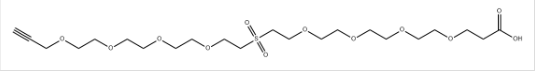 CAS:2055024-41-2，Propargyl-PEG4-Sulfone-PEG4-acid