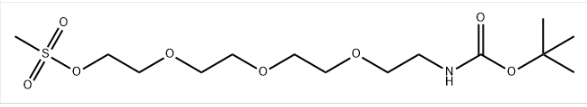 CAS:1447797-72-9，t-Boc-N-Amido-PEG4-Ms