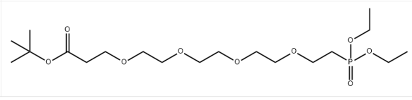 CAS:1623791-77-4，t-butyoxycarboxy-PEG4-phosphonic acid ethyl