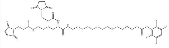 CAS:1426164-53-5，Bis-Mal-Lysine-PEG4-TFP ester