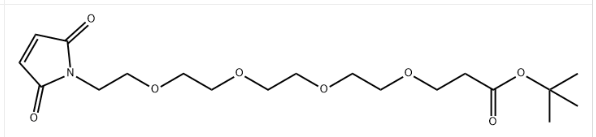 cas:518044-36-5，Mal-PEG4-t-butyl ester