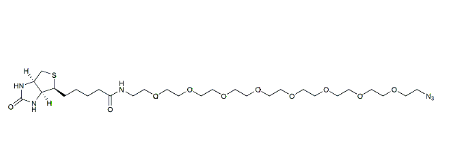 Biotin-PEG8-azide 2363756-34-5