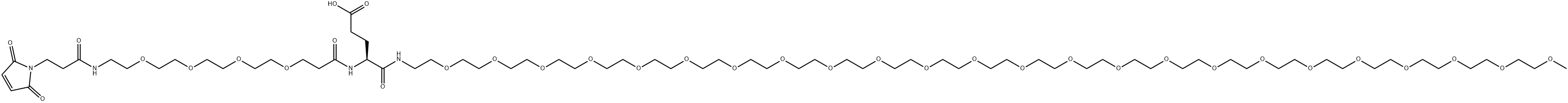 cas:2204309-09-9 Mal-PEG4-Glu(OH)-NH-m-PEG24