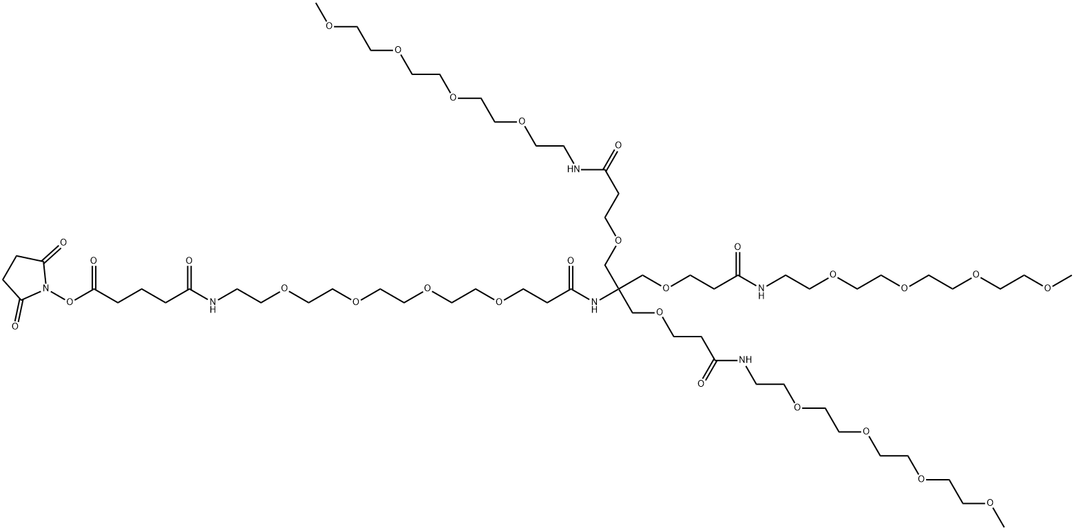 CAS:1333154-70-3 NHS-PEG4-(m-PEG4)3-ester