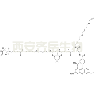   Dde Biotin-PEG4-TAMRA-PEG4 Alkyne  