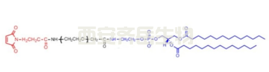 二肉豆蔻酰磷脂酰乙醇胺-聚乙二醇-马来酰亚胺  
