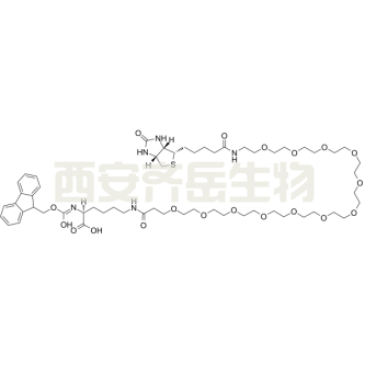 Fmoc-Lys (biotin-PEG12)-OH  